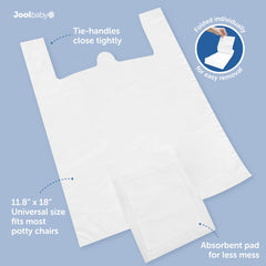 Jool Baby liner features leakproof pad for cleaner sessions.