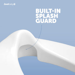 Jool Baby potty seat fits round and oval toilets for easy transitions.