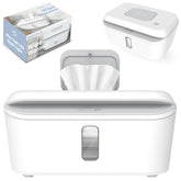 Jool Baby wipe warmer front view provides gentle warmth for diaper changes