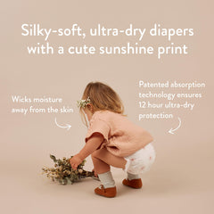 JOONYA diaper overnight dryness demonstration for peaceful nights.