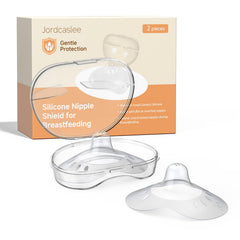 Jordcaslee ultra-thin 24mm nipple shields for comfortable breastfeeding.