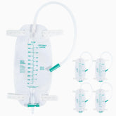 JORVONR 5-pack 1000ml leg bag for dependable urinary drainage on the go.