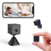 Joviren mini camera with 4K night vision for clear indoor surveillance.