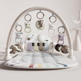 Jovow Baby Gym kick-piano arc promotes active play and sensory exploration.