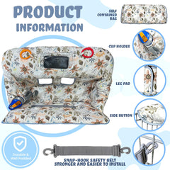 JOWEY extra-large cart cover in ivory fits most carts for full coverage