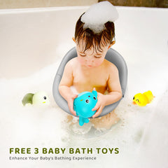 JOY ANAN bath seat with 360 Surround protection around the baby