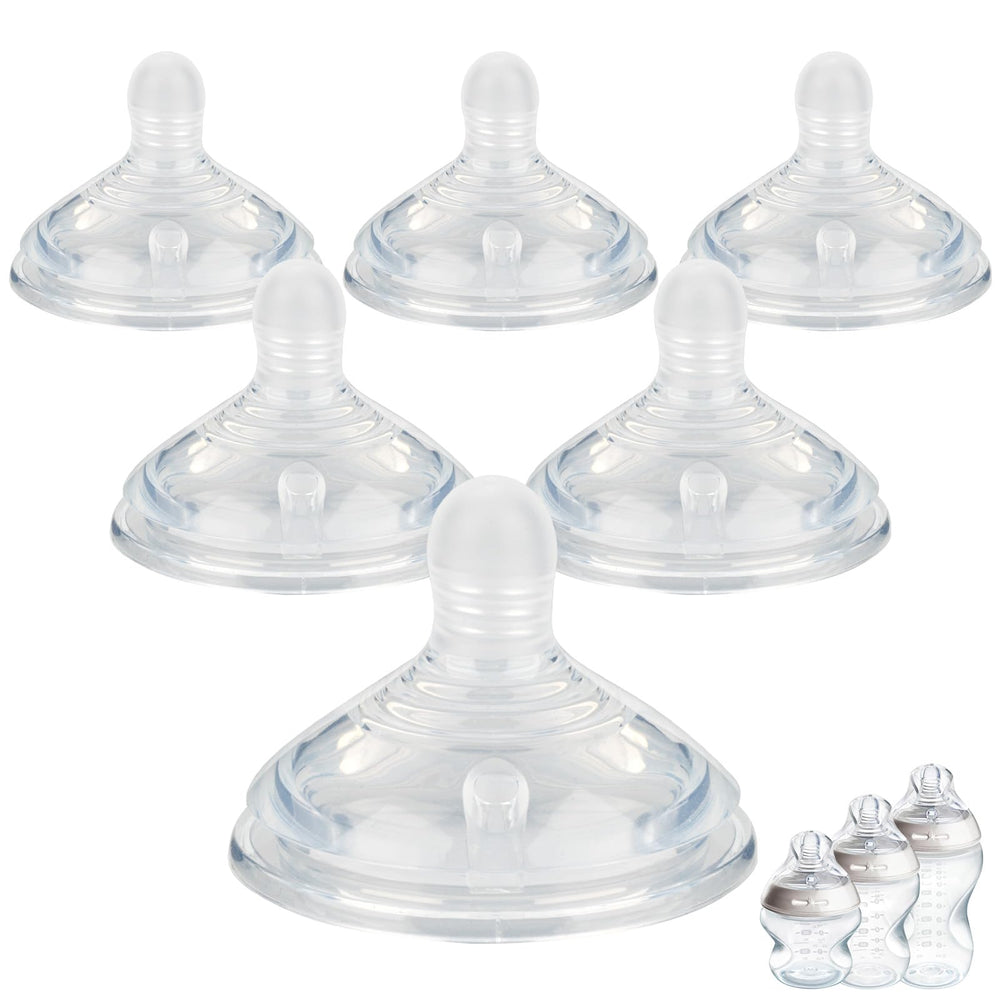 Joyfeed slow-flow nipple for Tommee bottles supporting gentle feeding progression