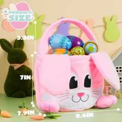 JOYIN bunny-design basket with handle makes carrying easy for kids.