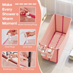 Joyingbaby bathtub thermometer display helps monitor water temperature