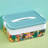 Joyingbaby Lego Toys Organizer with stackable bins and lids for easy sorting and quick access.
