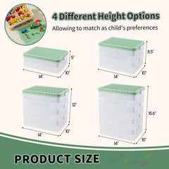 Joyingbaby Lego storage organizer top tray sorting containers keeps parts organized