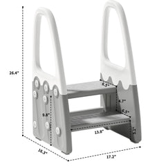 Joylico bathroom stool with handles and non-slip pads