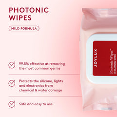 Joylux Photonic Wipes pack for quick device cleaning between uses