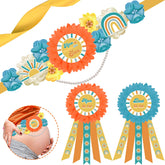 JOYMEMO Here Comes The Son sash for stylish baby shower photos and memories.