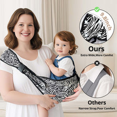 JOYNCLEON Zebra ergonomic design helps comfortable wear with balanced weight.