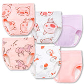 Joyo roy potty training underwear girls front view, breathable cotton comfort
