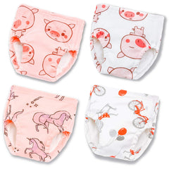 Joyo Roy soft potty training pants with pink flowers provide comfy daily wear during potty training.
