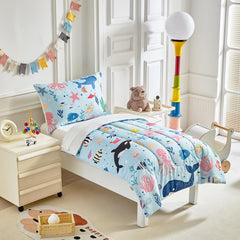 Joyreap ocean-themed pillowcase featuring sea creatures for playful dreams