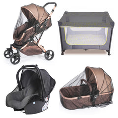 JQCOVEI baby mosquito net for stroller provides breathable protection on walks.