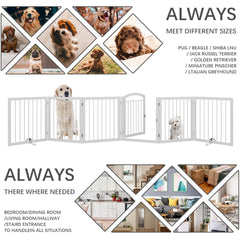 JSB dog gate walk-through door enables convenient pet passage