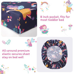JSD Fairy pillowcase envelope design makes pillow insertion quick and easy