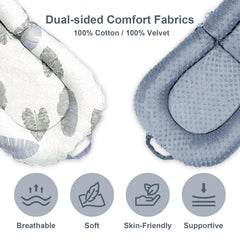 JSTPRO Baby Lounger with carry handle enables easy movement around the home