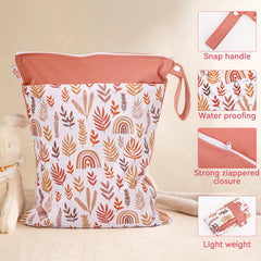 JuleLyn wet bag used for swimsuit storage and on-the-go essentials.