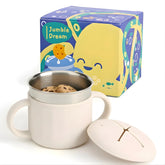Jumble Dream snack cup full product in stainless steel for on-the-go snacking
