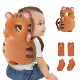 JumiLux baby head protector backpack shields tiny heads during backward falls for safer learning.