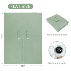 Jundetye soft baby blanket for cozy naps on the go