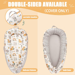 Carrying handles on the Jundetye cover simplify moving the cosleeper.