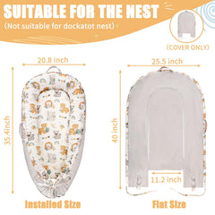 Smooth reverse zipper on the Jundetye cover allows quick on and off.
