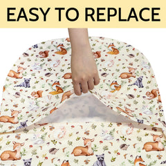 Jundetye cover fits most loungers with 31.5x21.3 inch universal size