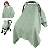 Jundetye car seat cover for baby with soft breathable muslin fabric