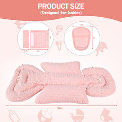 Jundetye strap covers protect baby skin from seatbelt rubbing