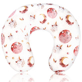 Jundetye Moon Star nursing pillow cover with soft moon-star pattern for cozy feeds