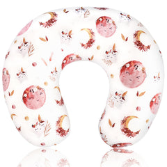 Jundetye Moon Star nursing pillow cover with soft moon-star pattern for cozy feeds