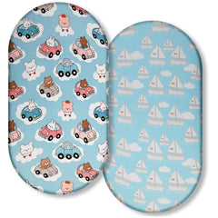 JUNENGCHUANG universal-fit bassinet sheet for Halo Bassinest ensures secure sleep.