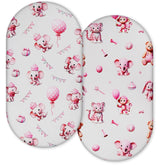 JUNENGCHUANG universal-fit ultra-soft bassinet sheet offers cozy comfort