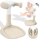JUNEU baby bath stand base provides a stable footprint for bath time.