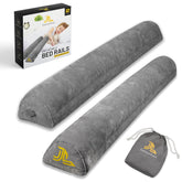 JuniorLux inflatable bed rail under sheets creates a seamless, secure sleep barrier for your child.