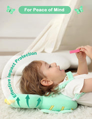 JunNeng baby head protector featuring bear and octopus accents for playful safety.