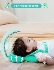 JunNeng baby head protector backpack with adjustable plush straps, ensuring secure fit during active play.