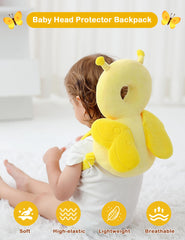 JunNeng plush padding detail on the head protector provides gentle protection.