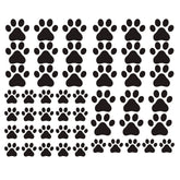 JURUOXIN dog paws wall decal, big paw 8x7.3 cm, ideal for nurseries.