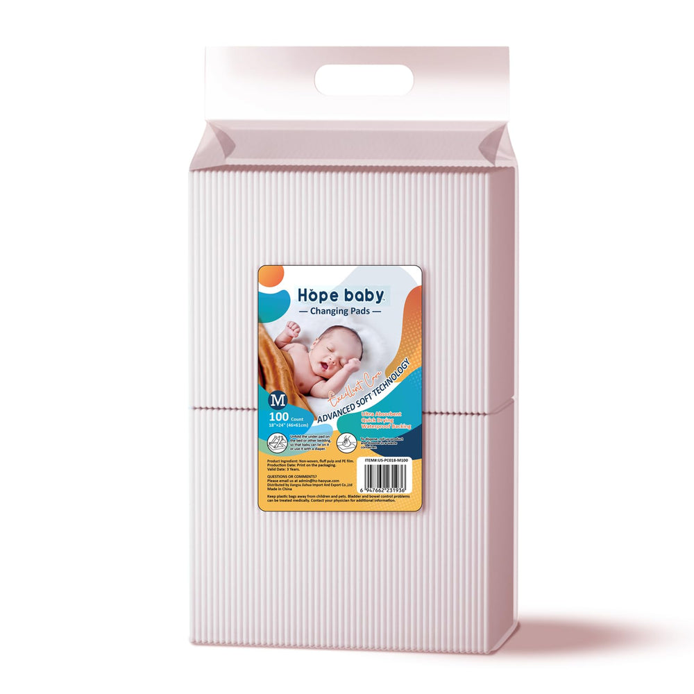 JUS COOL baby changing pads packaging showcases value and quick convenience.