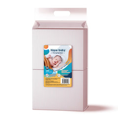 JUS COOL baby changing pads packaging showcases value and quick convenience.