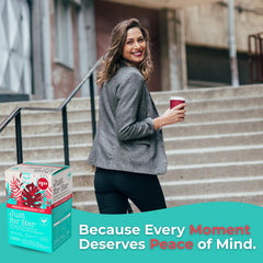 Just for Her Emergency Period Kit ultra-thin overnight pad with wings for discreet protection.