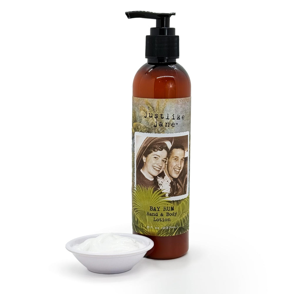 Just Like Jane Shea Butter Lotion bottle delivering fast-absorbing hydration for smooth skin.