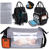 JustBaby Luv heated side pocket keeps bottles warm during on-the-go feeds.
